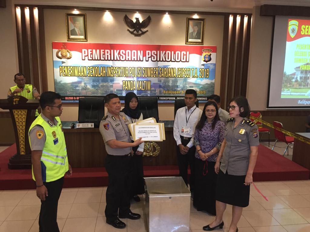 Penerimaan Polri 2019 di Polda Kaltim : 16 Orang Casis SIPSS Jalani Tes Psikologi IMG 20190206 WA0065