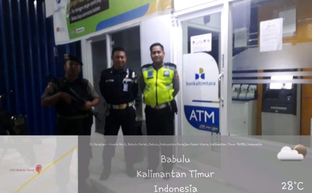 Peduli Keamanan Nasabah Bank Kaltim, Polsek Babulu Optimalkan Patroli Objek Vital IMG 20190310 WA0011 1032x640