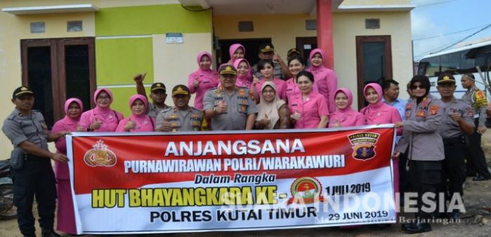 Peringati Hari Bhayangkara 73, Polres Kutim Anjangsana ke Purnawirawan Polri Capture 2