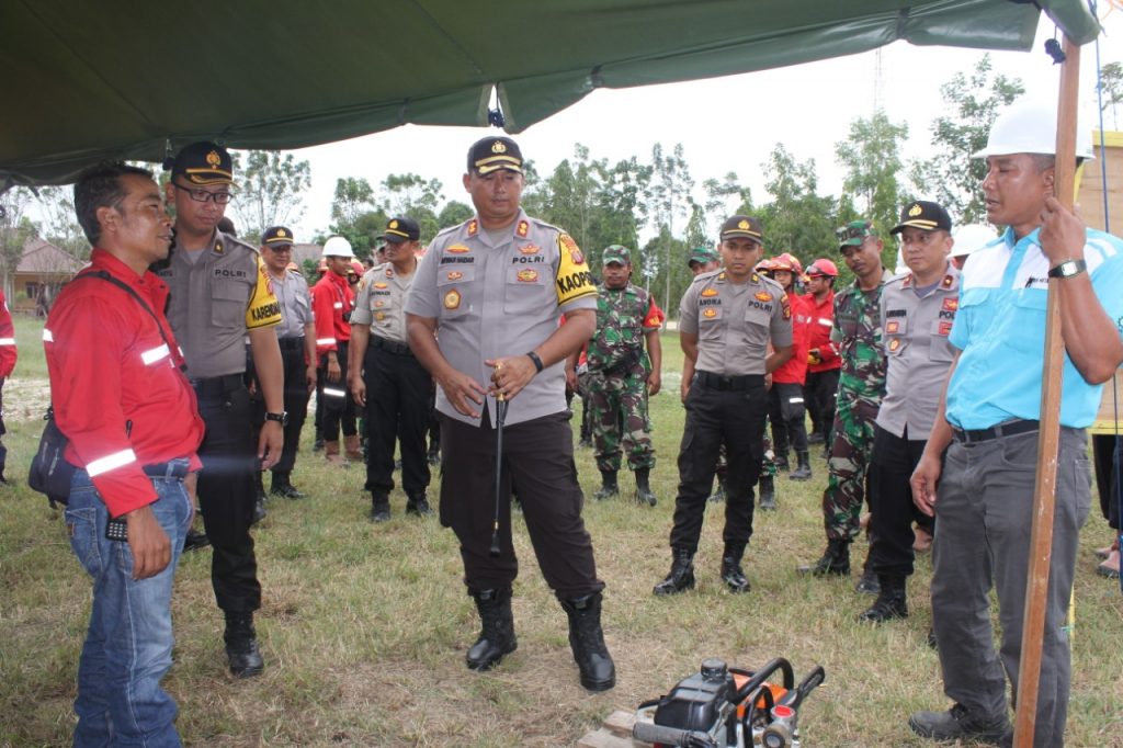 Polres Kukar Cek Kesiapan dan Penanggulangan Karhutla IMG 20190824 WA0033