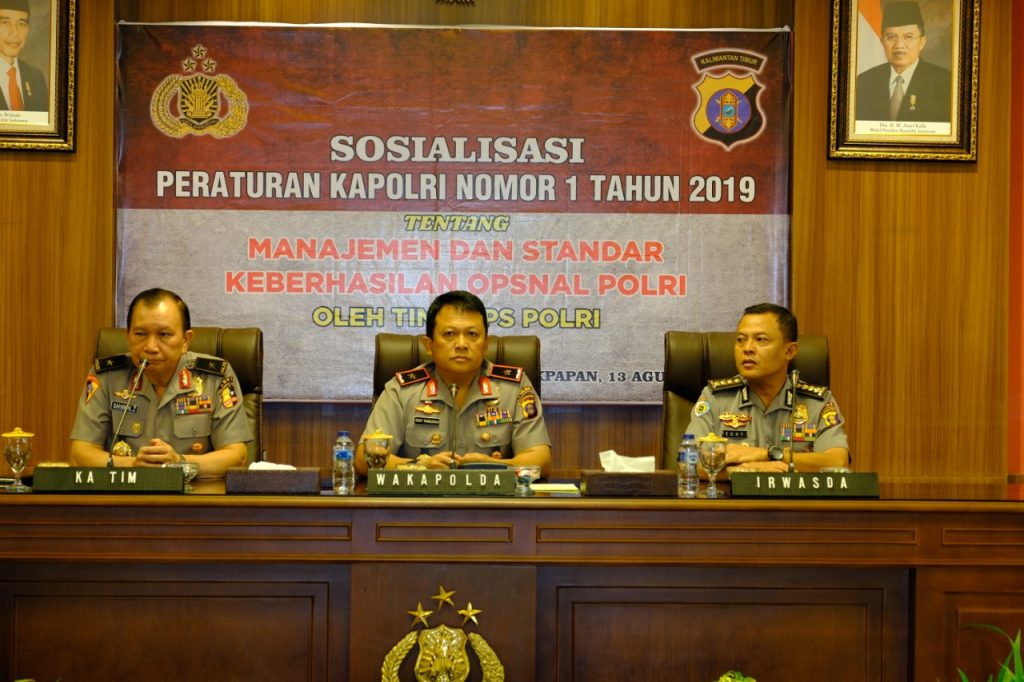 Tingkatkan Keberhasilan Polri, Polda Kaltim Terima Sosialisasi Perkap Nomor 01 Tahun 2019 WhatsApp Image 2019 08 13 at 13.30.04