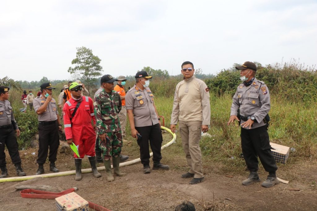 Kapolda Kaltim Tinjau Kebakaran Hutan di Calon Ibu Kota Baru 1 WhatsApp Image 2019 09 14 at 14.15.34