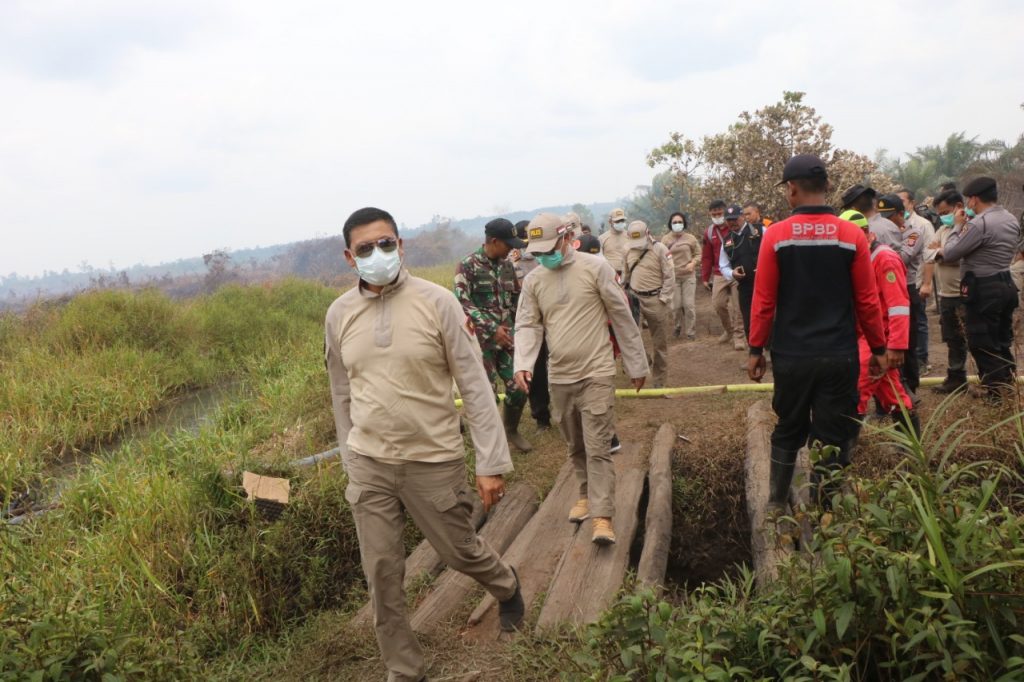 Kapolda Kaltim Tinjau Kebakaran Hutan di Calon Ibu Kota Baru WhatsApp Image 2019 09 14 at 14.16.00