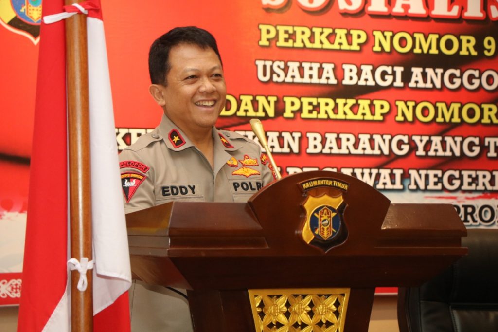 Wakapolda Kaltim Buka Kegiatan Sosialisasi Perkap No. 9 dan 10 Tahun 2017 oleh Tim Divpropam Polri WhatsApp Image 2019 10 10 at 09.48.13