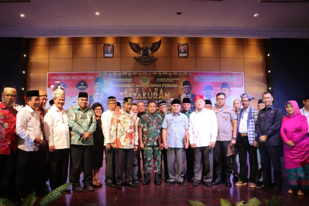 Erat Tali Silahturahmi, Kapolda Kaltim Hadiri Syukuran Dilantiknya Presiden WhatsApp Image 2019 10 24 at 13.00.09