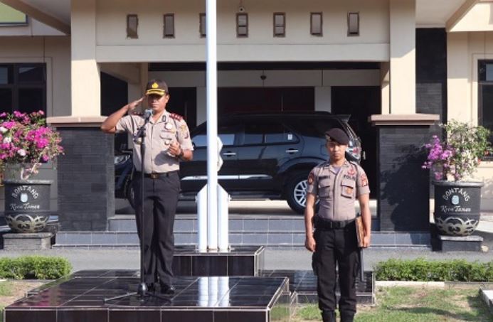 Pimpin Apel Perdana, Ini Pesan Kapolres Bontang Kepada Anggota 7 2