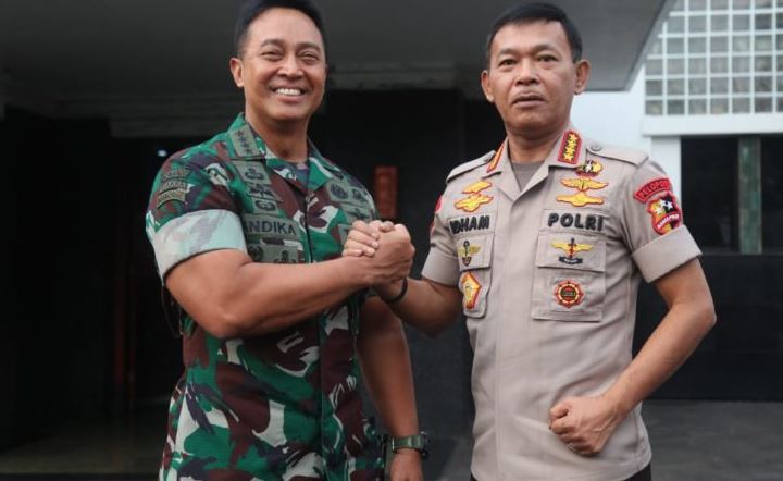 Kapolri Temui Kepala Staff TNI, Mantapkan Sinergitas TNI-Polri kapolri2