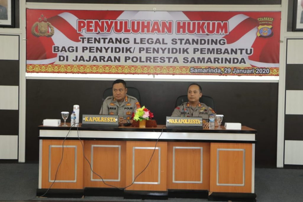 Kapolresta Samarinda Pimpin Penyuluhan Hukum Tentang Legal Standing Kepada Penyidik dan Penyidik Pembantu 2 IMG 20200129 WA0019