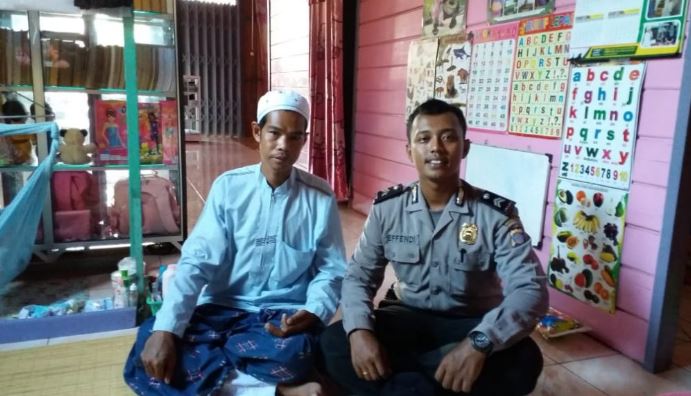 Ciptakan Kondusifitas Jelang Pilkada 2020, Bhabinkamtibmas Polres Jempang Sambangi Tokoh Agama 2 7