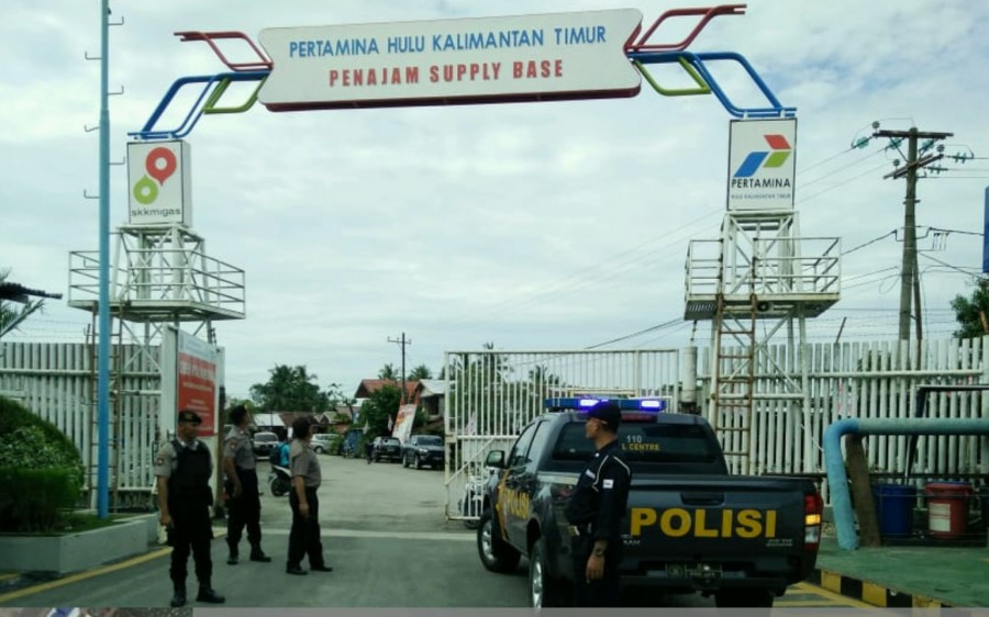 Jaga Kondusifitas Kamtibmas, Patroli Samapta Polres PPU Sambangi Obvitnas PT.PHKT 6 2