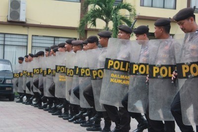 Jelang Pilkada 2020, Polres Kukar Gencar Laksanakan Latihan Dalmas 8 1