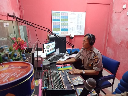 Pendaftaran Penerimaan Anggota Polri Di Perpanjang, Polres Bontang Lakukan Sosialisasi Melalui Radio Sosialisasi Radio Terima Polri Copy