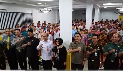 Wakapolres Bontang Hadiri Sosialisasi Kesadaran Bela Negara dari Kementerian Pertahanan RI btg 2