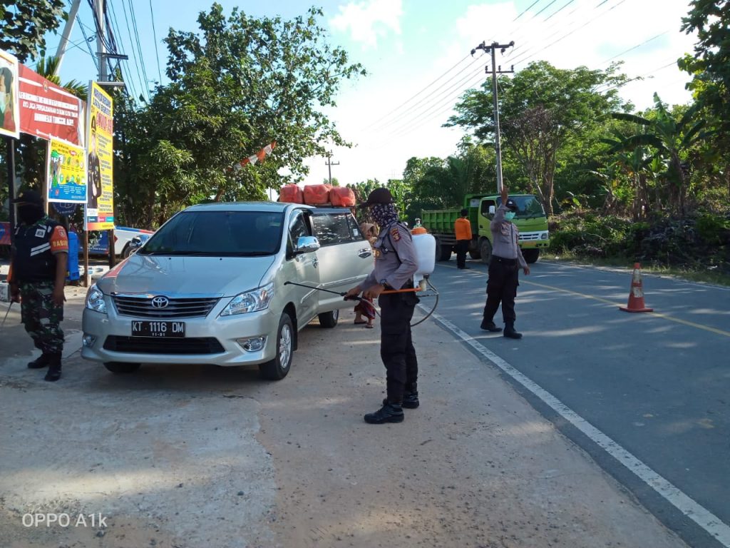Tekan Potensi Penyebaran Covid-19, Polres Kutim Himbau Masyarakat Tentang Pembatasan Sosial Berskala Besar 2