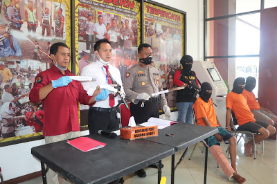 Sat Reskrim Polresta Samarinda Berhasil Amankan 3 Pelaku Pembacokan di Loa Hui 20200330125903 IMG 1395