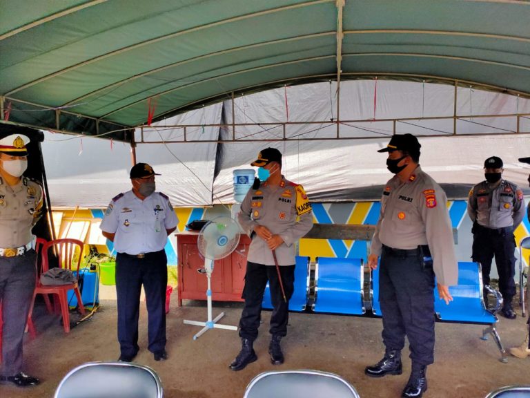 Kapolres Paser Pantau Pos Kesiapan Ops Ketupat dan Posko Covid-19 8 12