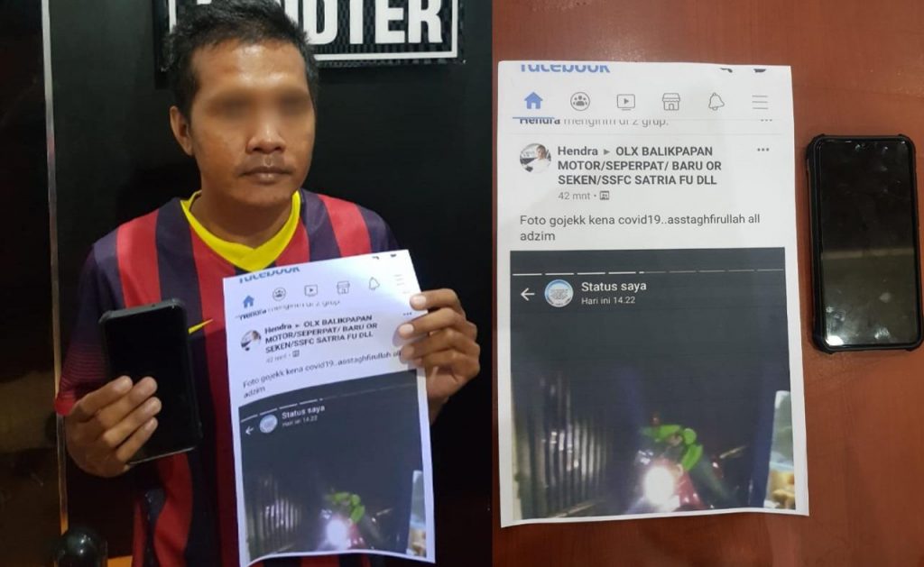 Unit Tipidter Polresta Balikpapan Berhasil Amankan Pelaku Penyebar Hoax Tentang Covid-19 8 4