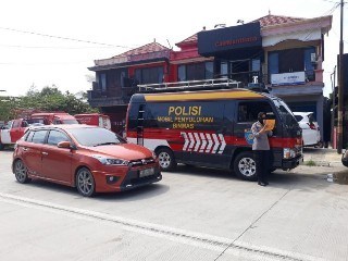 Cegah Penyebaran Covid-19, Polres Kukar Rutin Laksanakan Sosialisasi Keliling 9 2