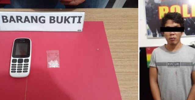 Polres Paser Berhasil Amankan Pemilik Satu Paket Sabu 111