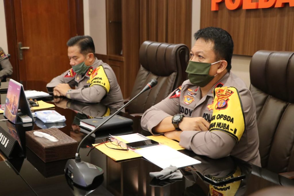 Anev Ops Aman Nusa II, Kapolda Kaltim Ikuti Vicon Dengan Wakapolri 17 1