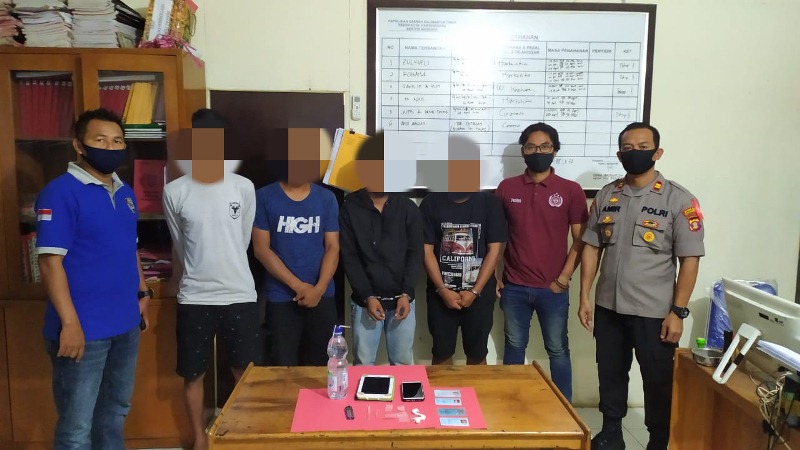 Personil Polres Kukar Berhasil Amankan 4 Pemuda Pengguna Sabu-Sabu 2 4