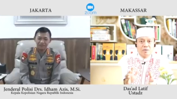 Satu Teladan Lebih Baik dari Seribu Nasihat dalam Ngopi Bareng Kapolri dengan Ustad Das’ad Latif IMG 20200517 WA0020