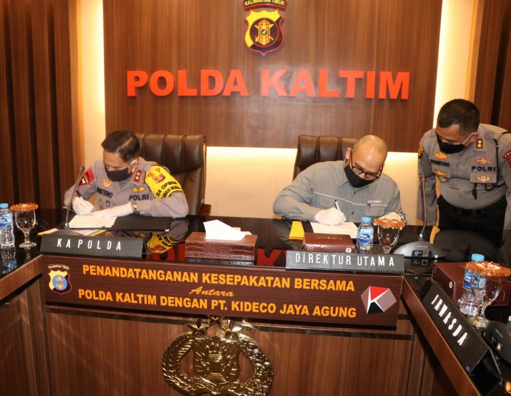 Perkuat Pengamanan Objek Vital Nasional, Polda Kaltim Kerja Sama dengan PT. Kideco Jaya Agung WhatsApp Image 2020 06 02 at 13.56.08