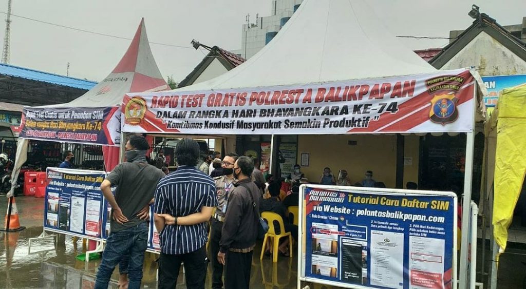 Peringati Hari Bhayangkara Ke-74, Polresta Balikpapan Gelar Rapid Test Gratis Bagi Pemohon SIM WhatsApp Image 2020 06 28 at 16.56.13