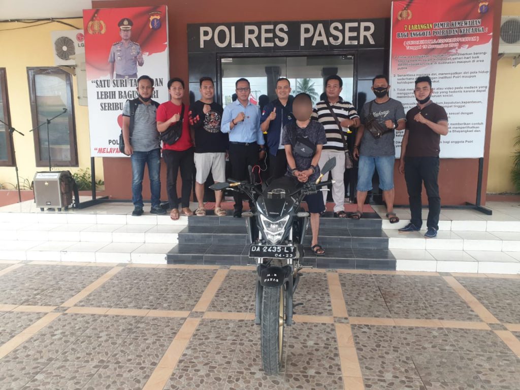 Polres Paser Berhasil Mengamankan Pelaku Penggelapan Kendaran Bermotor Antar Provinsi 1 9