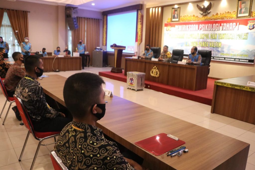 Penerimaan Polri Tahun 2020 di Polda Kaltim, Casis Taruna Akpol Jalani Pemeriksaan Psikologi Tahap I 5 4