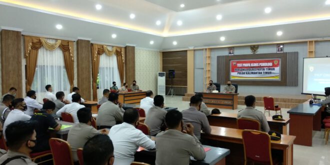 Puluhan Personil Polres Kutai Timur Laksanakan Tes Psikologi Penggunaan Senjata Api 7 3