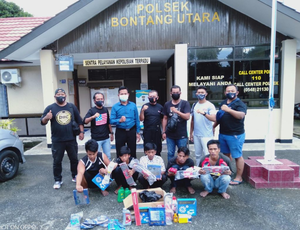 Berhasil Ungkap Kasus Pencurian Spare Part Motor, Polsek Bontang Utara Amankan 5 Remaja WhatsApp Image 2020 07 16 at 9.35.01 AM