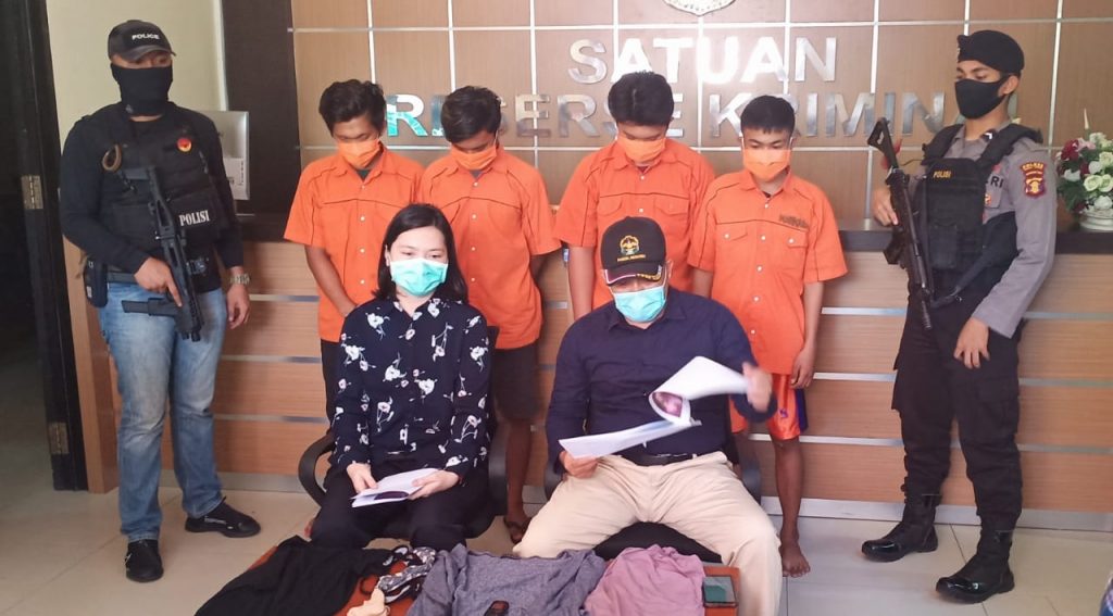 Polres Kutim Berhasil Amankan Empat Pelaku Pencabulan Anak Dibawah Umur WhatsApp Image 2020 07 22 at 9.37.25 AM