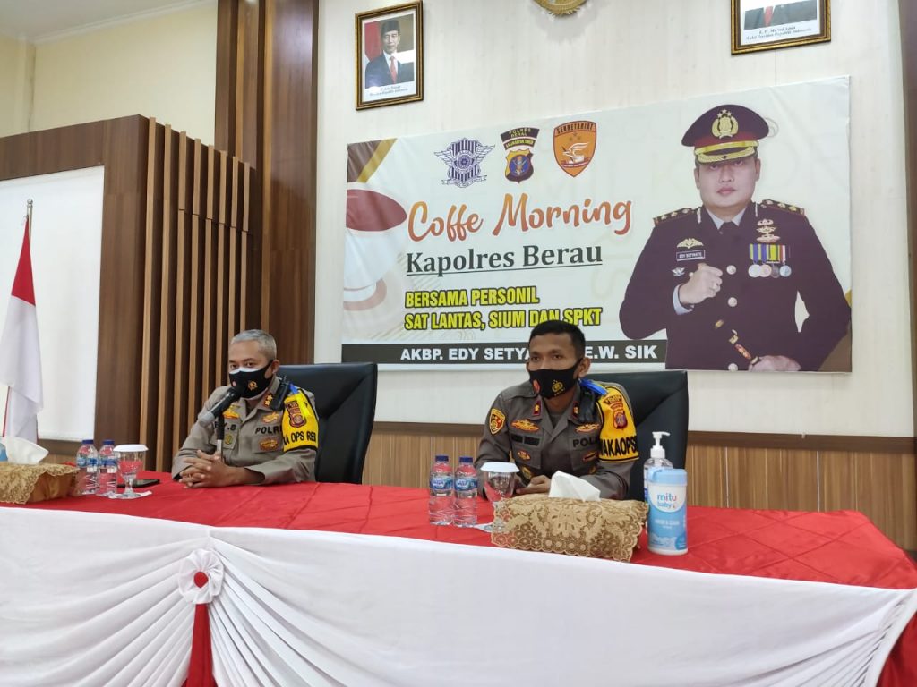 Pererat Silaturahmi dan Sinergi, Kapolres Berau Gelar Coffee Morning Bersama Personel 1 2
