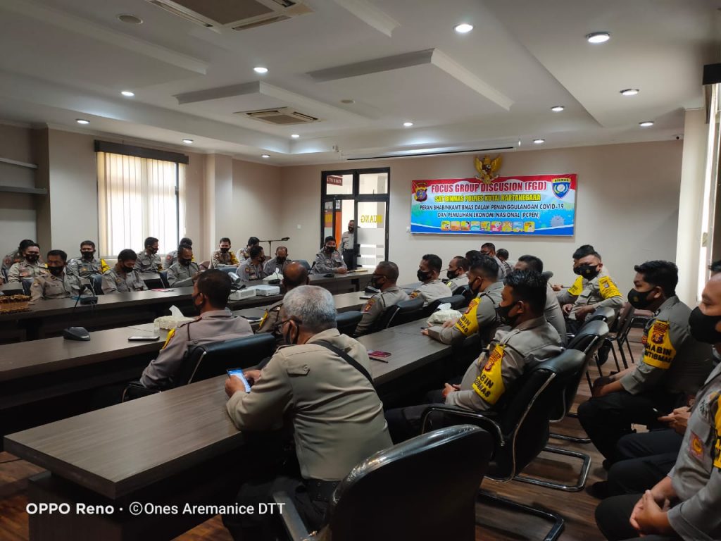 Gelar FGD, Polres Kukar Serius Dalam Upaya Peningkatan Disiplin Pencegahan Covid-19 dengan Mengedepankan Bhabinkamtibmas 16 8