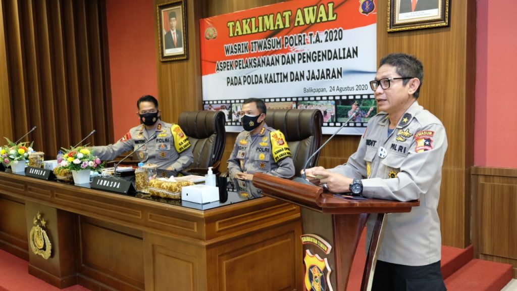 Kapolda Kaltim Buka Taklimat Awal Wasrik Itwasum Polri T.A. 2020 1 17 8