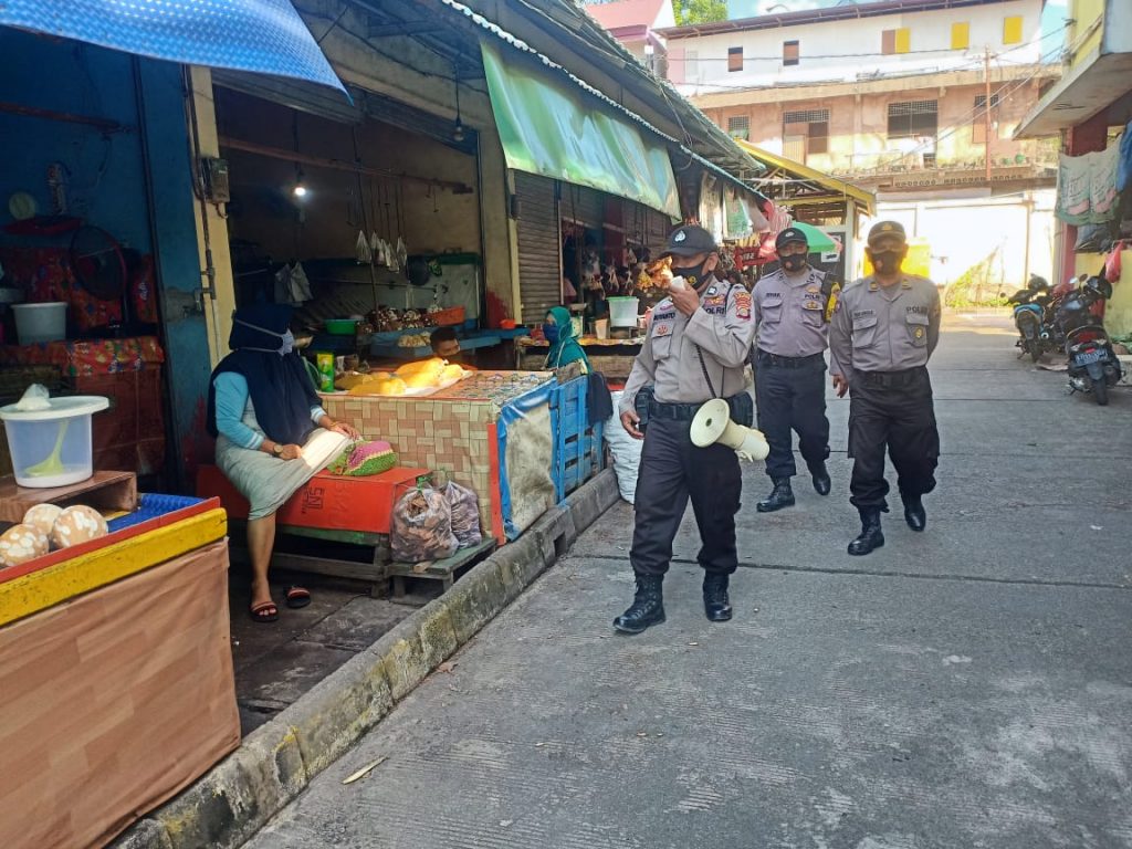 Antisipasi Penyebaran Covid-19, Polres Bontang Gencar Sosialisasikan Protokol Kesehatan 3 12