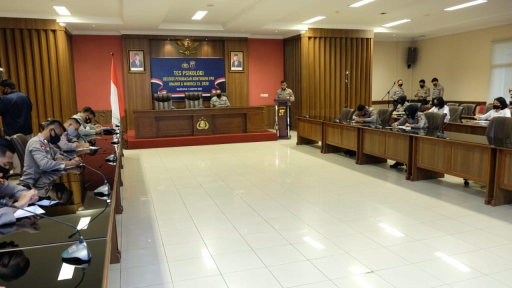 Polda Kaltim Gelar Tes Psikologi Seleksi Penugasan Kontingen FPU Unamid dan Minusca T.A. 2020 4 5