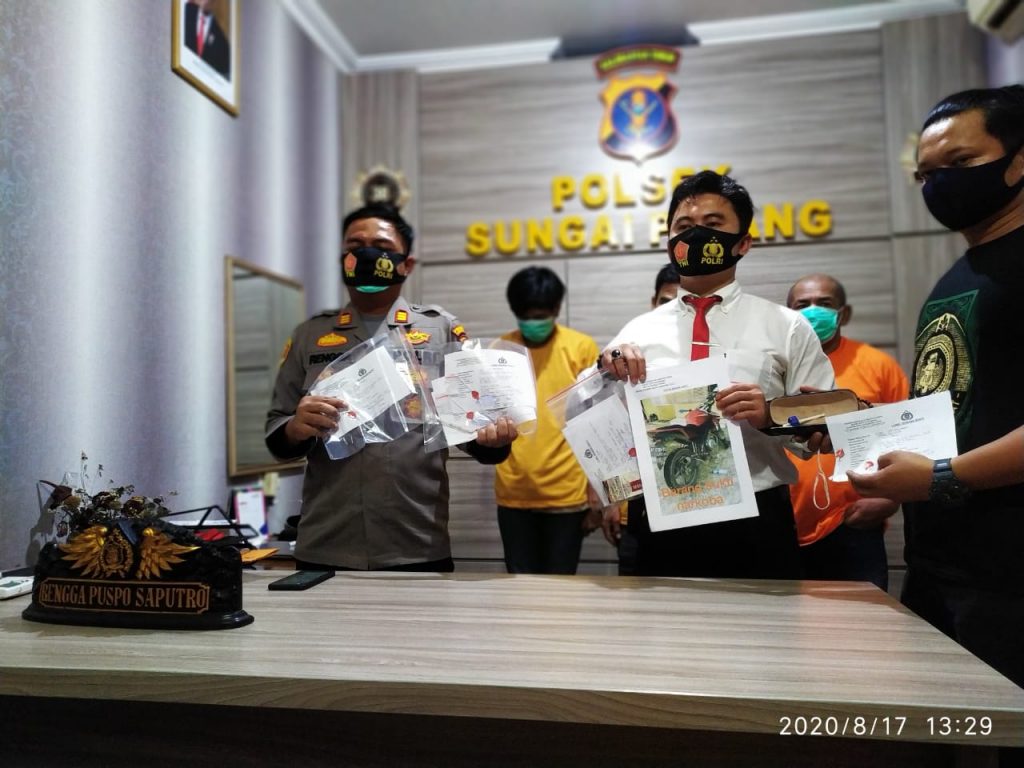 Polsek Sungai Pinang Berhasil Amankan 3 Pengedar Narkoba WhatsApp Image 2020 08 18 at 16.10.09