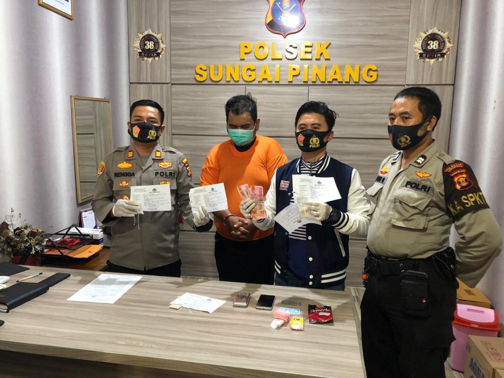 Polsek Sungai Pinang Samarinda Berhasil Ringkus Pengedar Narkoba WhatsApp Image 2020 08 25 at 07.36.15