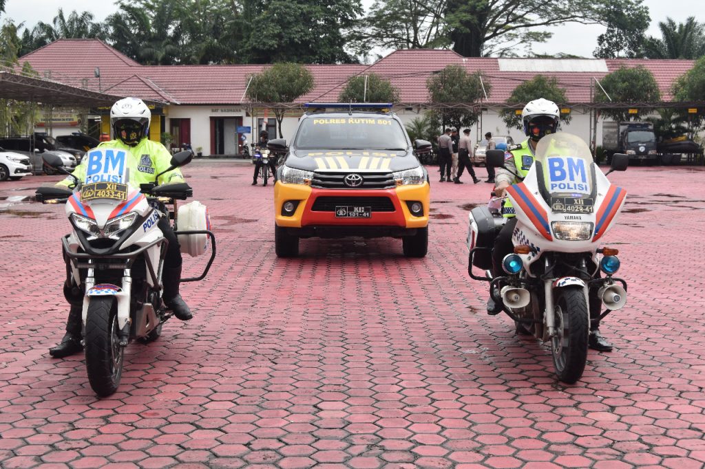 Jelang Pilkada Serentak 2020, Polres Kutim Gelar Latihan Pengawalan Pasangan Cabup dan Cawabup 3 1