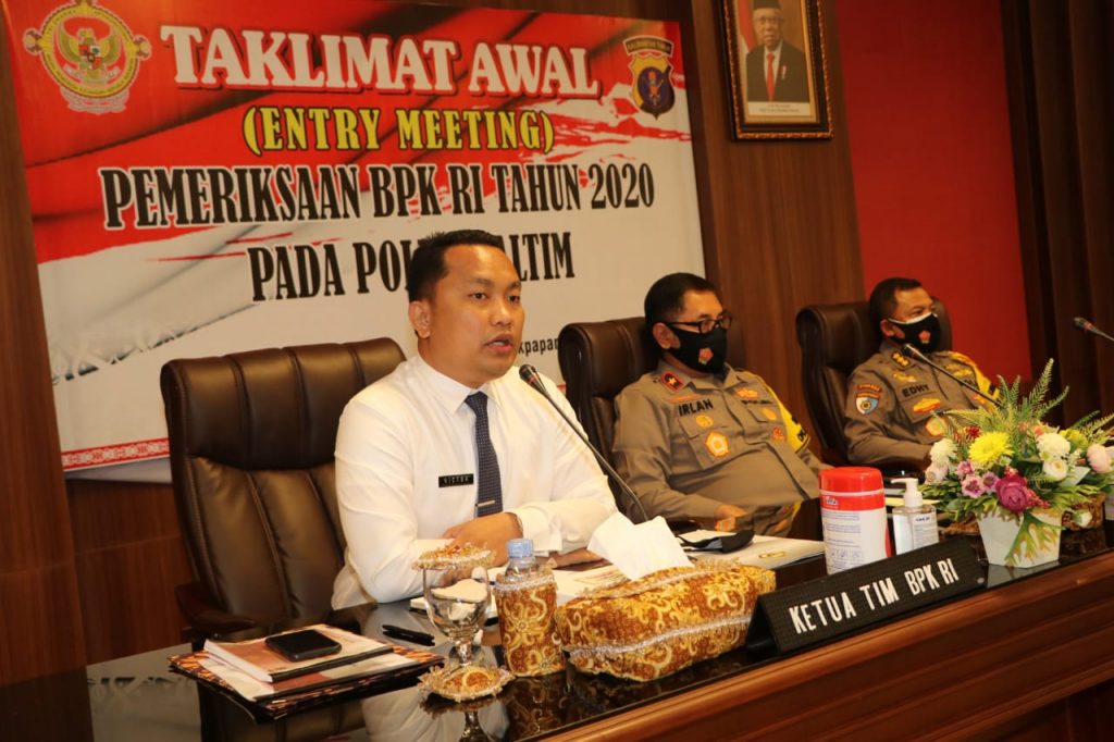 Wujudkan Transparansi, BPK RI Laksanakan Taklimat Awal Pemeriksaan Laporan Keuangan di Polda Kaltim WhatsApp Image 2020 09 14 at 9.42.54 AM
