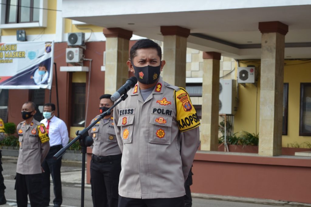 Sikapi Perkembangan Covid-19 , Kapolres Paser Tegaskan Personelnya Untuk Tetap Menjaga 9 11