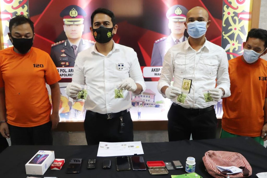 Polresta Samarinda Berhasil Ungkap Jaringan Peredaran Narkotika Asal Penang Malaysia smd 2