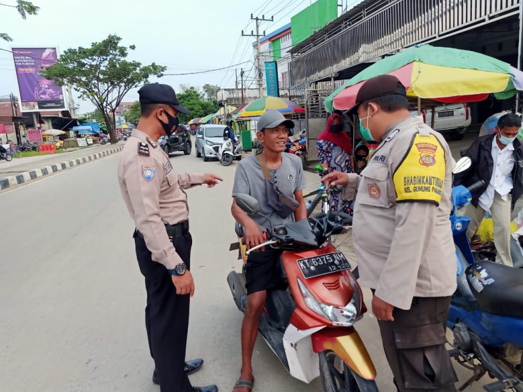Gelar Ops Yustisi Protokol Kesehatan, Polsek Samarinda Seberang Cegah Penyebaran Covid-19 13 4