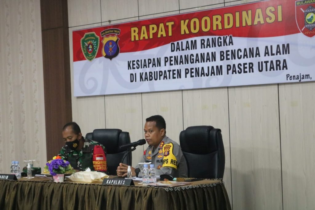 Kapolres PPU Menggelar Rakor Dalam Rangka Kesiapan Penanganan Bencana Alam 4 3