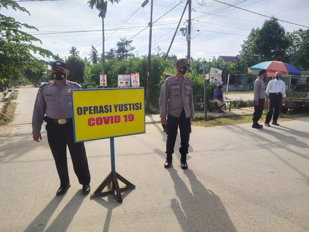 Antisipasi Penyebaran Covid-19, Polsek Palaran Gelar Operasi Yustisi Protokol Kesehatan 9 9