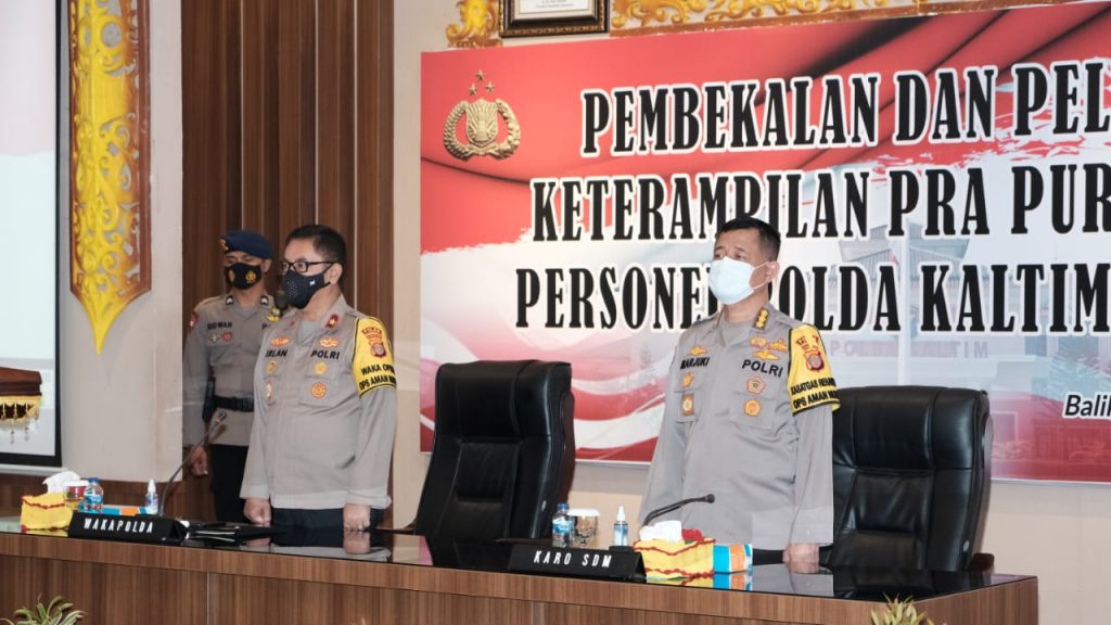 Wakapolda Kaltim Buka Kegiatan Pembekalan dan Pelatihan Keterampilan Pra Purna Tugas Personil T.A.2020 WhatsApp Image 2020 11 16 at 10.35.40 AM