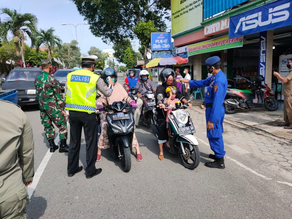 Gelar Operasi Yustisi, Polres Bontang Jaring 8 Pelanggar Protokol Kesehatan btg 1