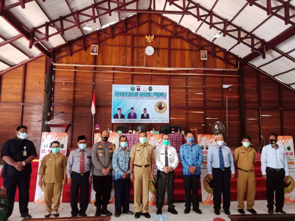 Wakapolres Kubar Pimpin Sosialisasi Satuan Tugas Saber Pungli kubar 1